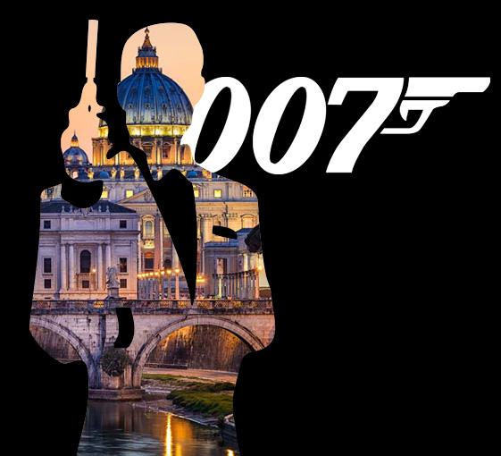 Private tour of James Bond film settings in Rome