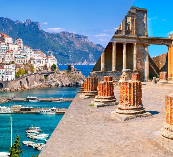 Visite privée de Pompéi et Amalfi à Naples