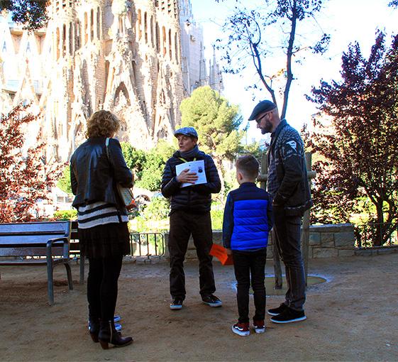 Private family  tour of Gaudi's footsteps in Barcelona