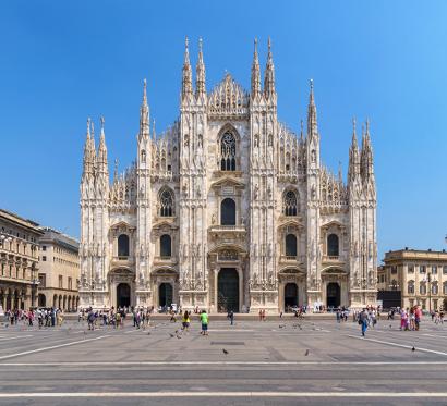 Visite privée de la cathédrale Duomo suivie par la dégustation gastronomique à Milan